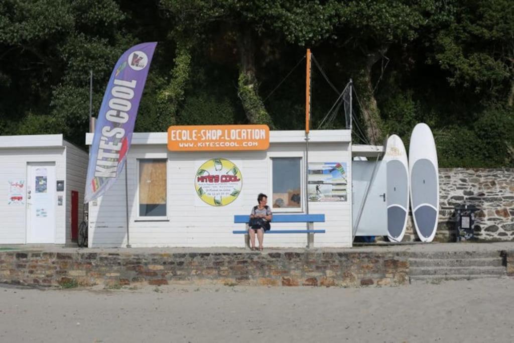 Ty Ar Mor Maison De La Mer, A 40 M De La Plage Saint-Michel-en-Grève 外观 照片