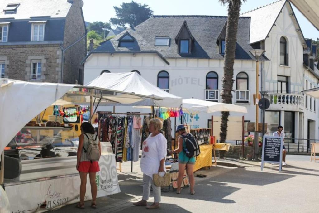 Ty Ar Mor Maison De La Mer, A 40 M De La Plage Saint-Michel-en-Grève 外观 照片