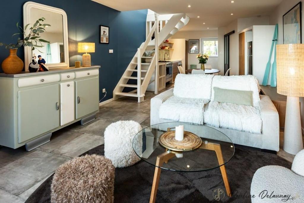 Ty Ar Mor Maison De La Mer, A 40 M De La Plage Saint-Michel-en-Grève 外观 照片