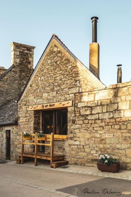 Ty Ar Mor Maison De La Mer, A 40 M De La Plage Saint-Michel-en-Grève 外观 照片