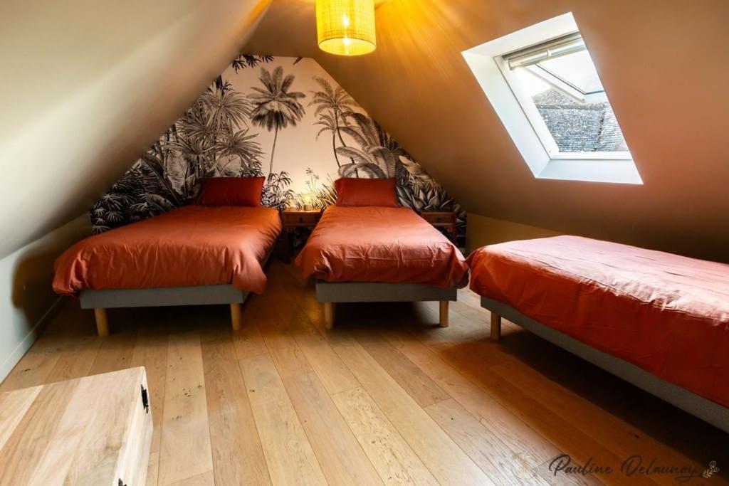 Ty Ar Mor Maison De La Mer, A 40 M De La Plage Saint-Michel-en-Grève 外观 照片